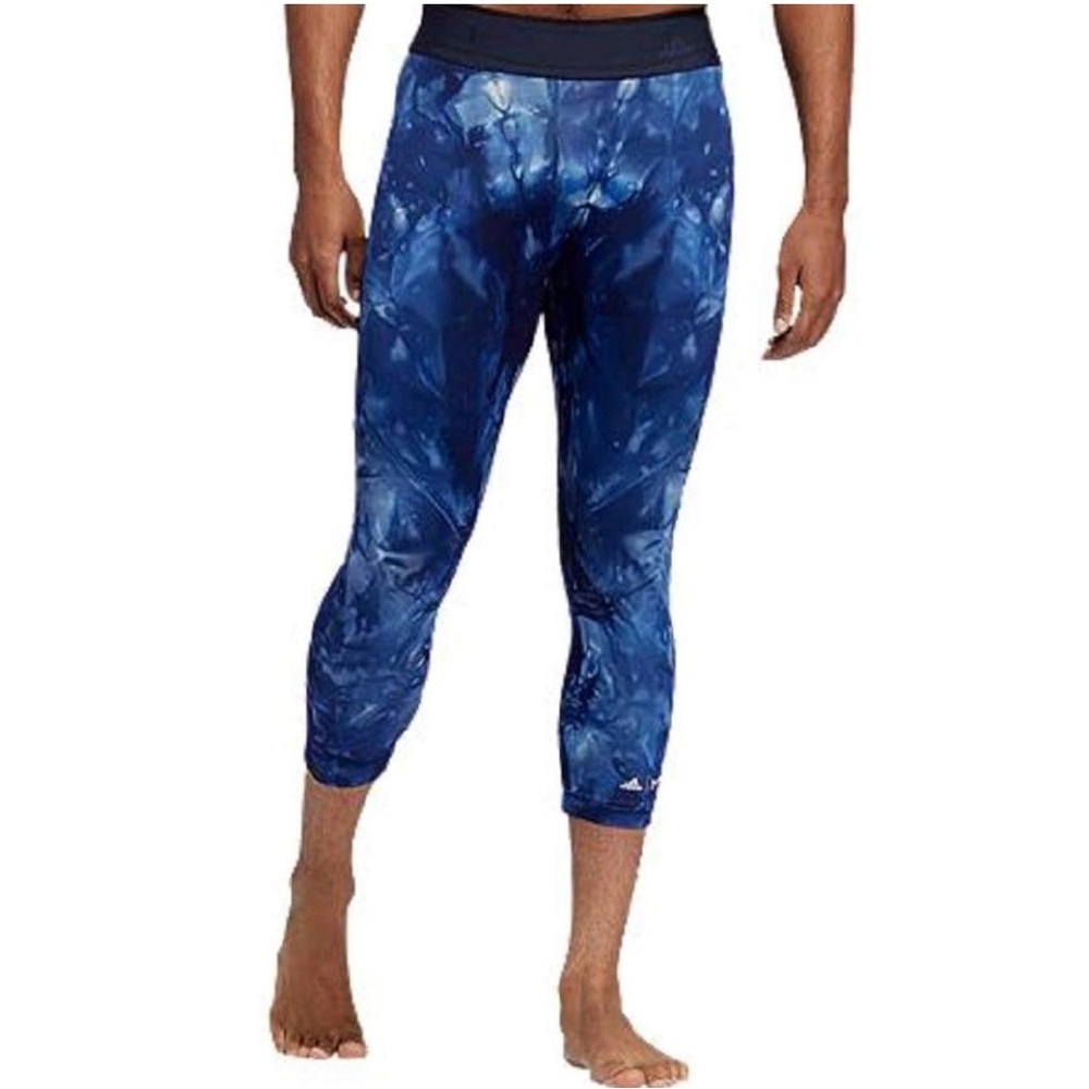 Adidas Men’s Alphaskin Parley Compression 3/4 Tights XL Blue